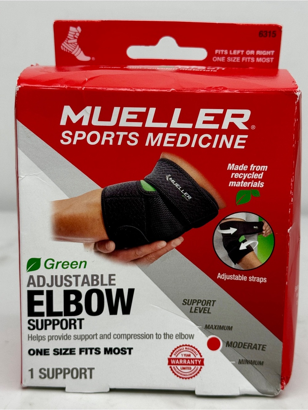 Sports Medicine Elbow Support Black